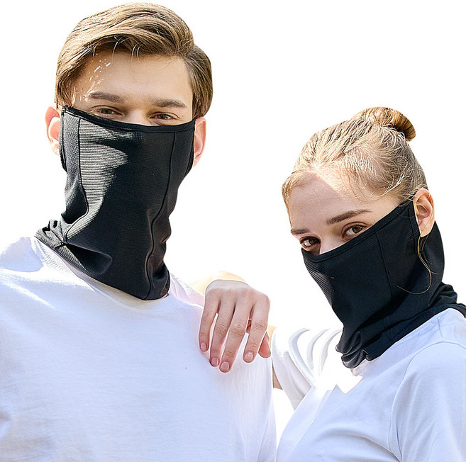 시글락 쿨 스포츠 마스크, 블랙, 2개