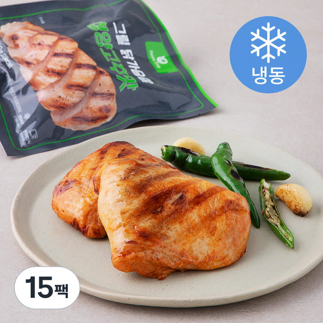 다즐샵 그릴 닭가슴살 청양고추맛 (냉동), 100g, 1개입, 15개