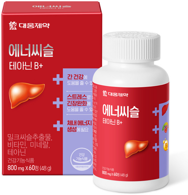 대웅제약 에너씨슬 테아닌 B+ 48g, 60정, 1개