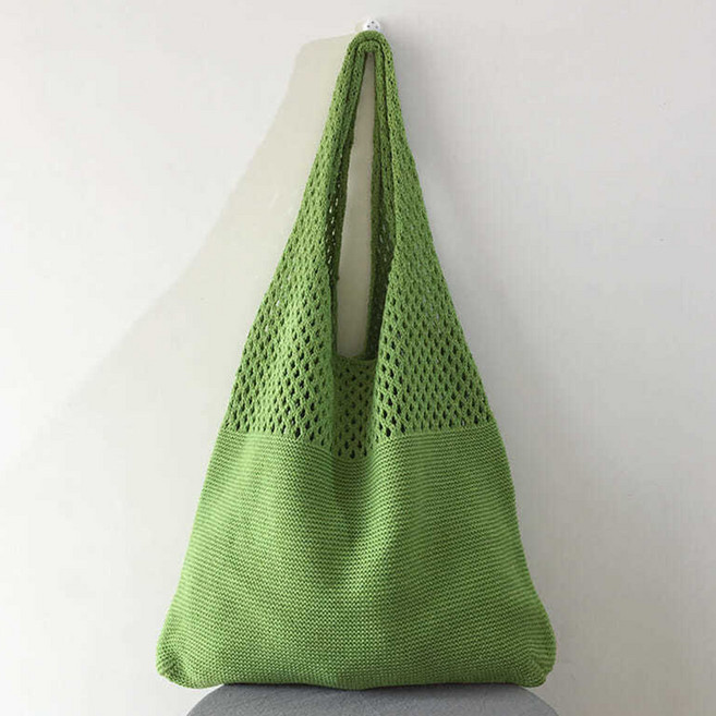 Elsso 女款針織藤編網狀包