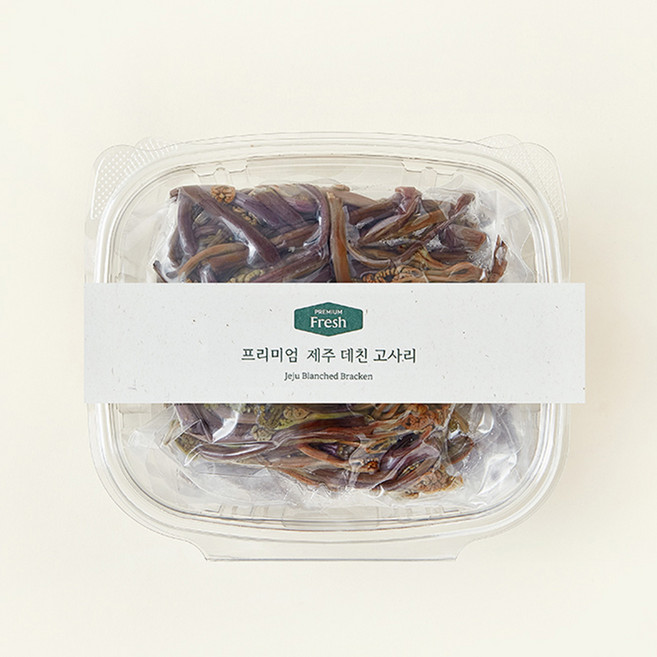 프리미엄 제주 데친 고사리, 200g, 2개