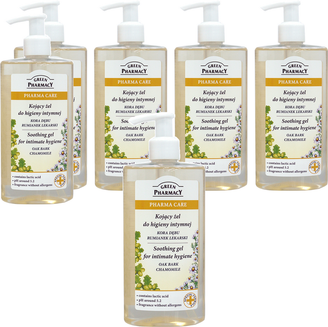 GREEN PHARMACY 私密潔膚露 洋甘菊, 300ml, 6件