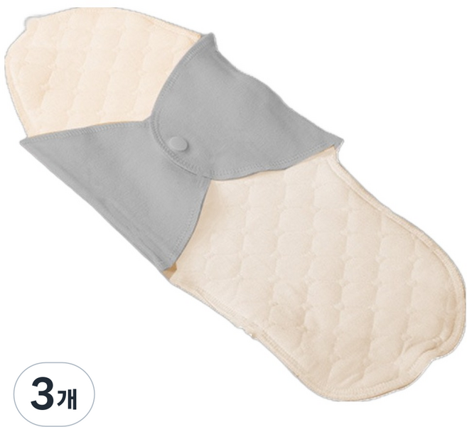 행복드림 샘방지 방수 패드 그레이 L, 3개, 1개입