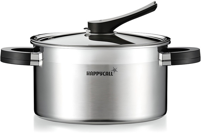 해피콜 인덕션 넘침방지 3중 IH 스테인레스 곰솥냄비, 24cm, 1개