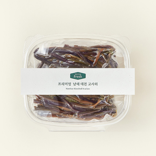 프리미엄 남해 데친 고사리, 200g, 2개