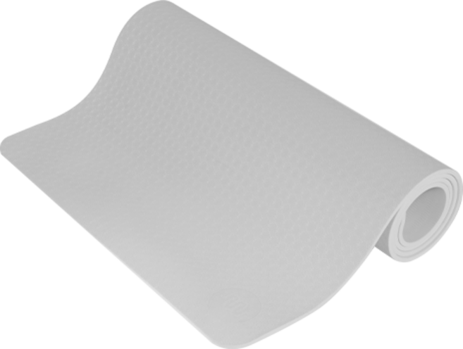 마이웨잇 TPE 요가매트 8mm, 라이트그레이, 1개