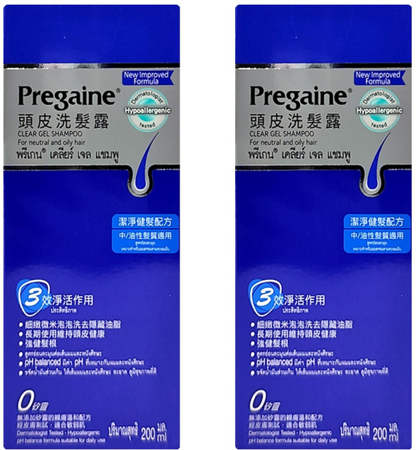 落建 頭皮洗髮露 潔淨健髮配方 中/油性髮質適用, 200ml, 2瓶