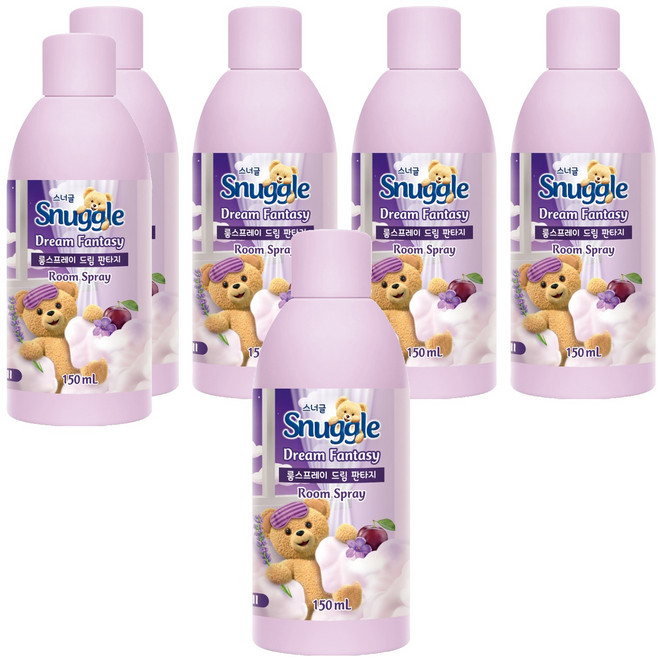 스너글 룸스프레이 드림 판타지 리필, 6개, 150ml