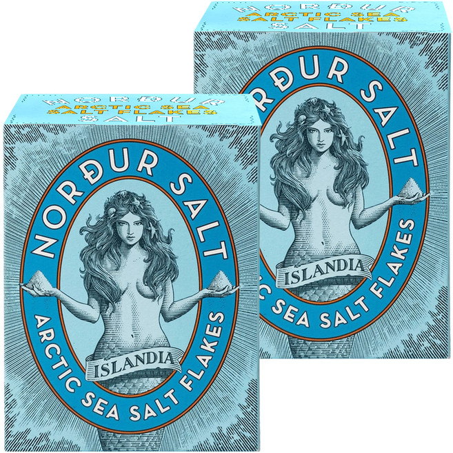 NORDUR 冰島女神 海鹽 原味, 250g, 2盒