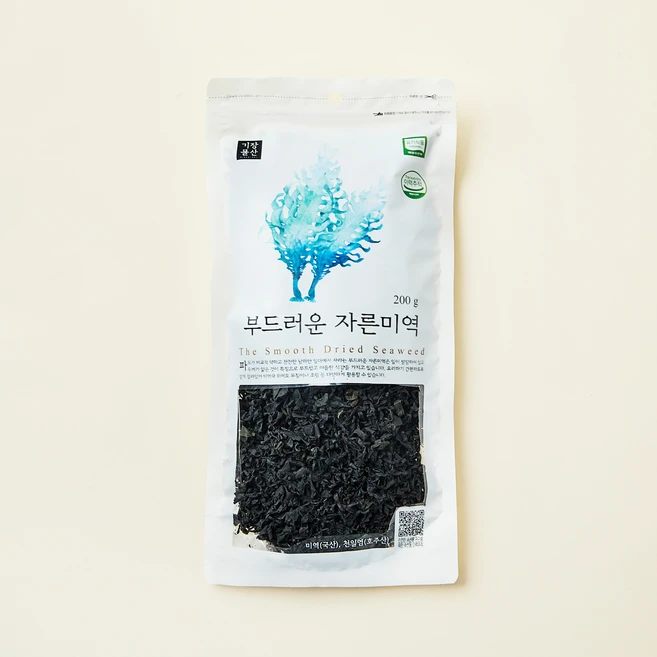 유기식품 인증 부드러운 자른미역, 200g, 1개 - 쿠팡