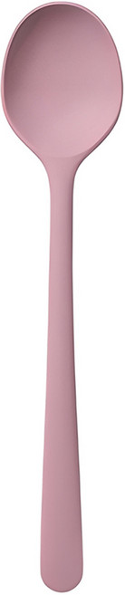 키친팩토리 파스텔 실리콘 미니요리스푼, 다크핑크, 1개