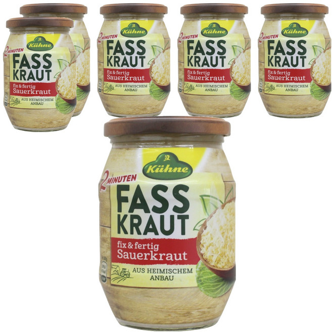 퀴네 파스크라우트 사우어 크라우트, 400g, 6개