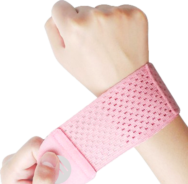 관절가이드 초경량 슬림 손목보호대, 2개, 핑크