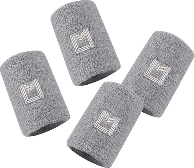 렛츠무브 스웻 스포츠 손목밴드, 4개, 그레이 - 쿠팡