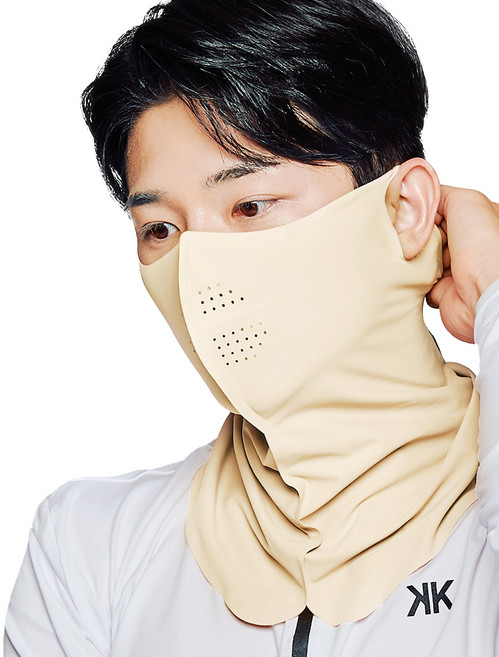 노멀라이프 자외선 차단 스포츠 쿨링 마스크 프리미엄, 아이보리, 1개