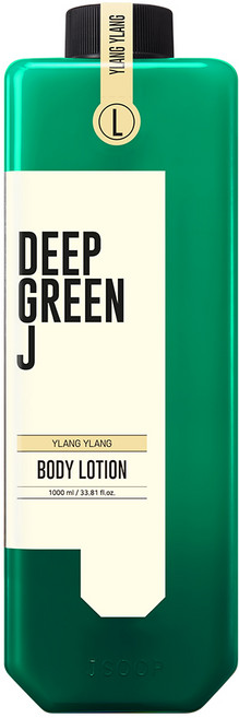 딥그린제이 아로마 비건 바디로션 일랑일랑 향, 1L, 1개