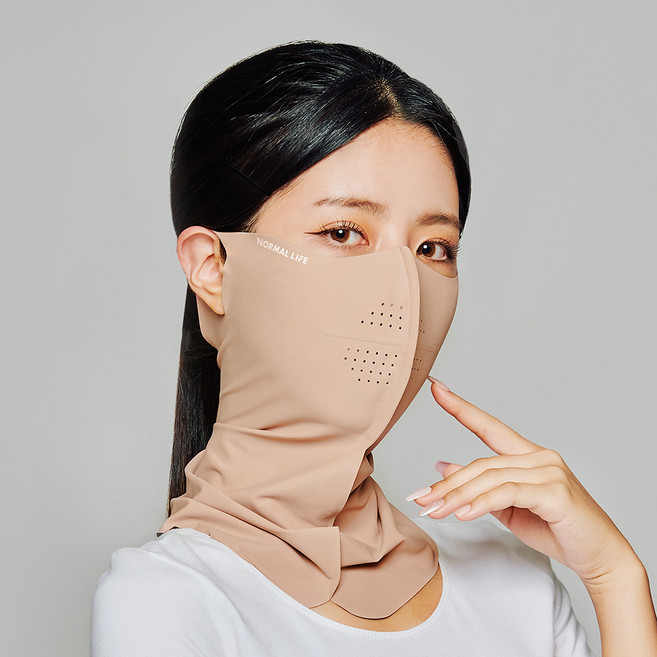 노멀라이프 자외선 차단 스포츠 쿨링 마스크 프리미엄, 스킨, 1개