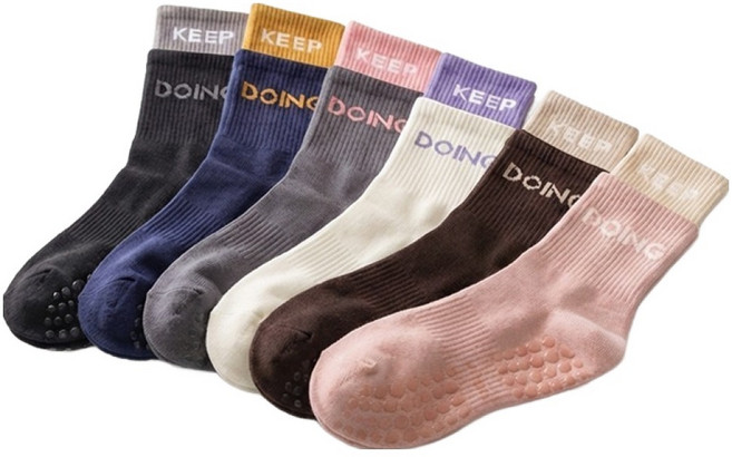 플로우데이 Keep doing 논슬립 여성 2단 요가 양말 6개