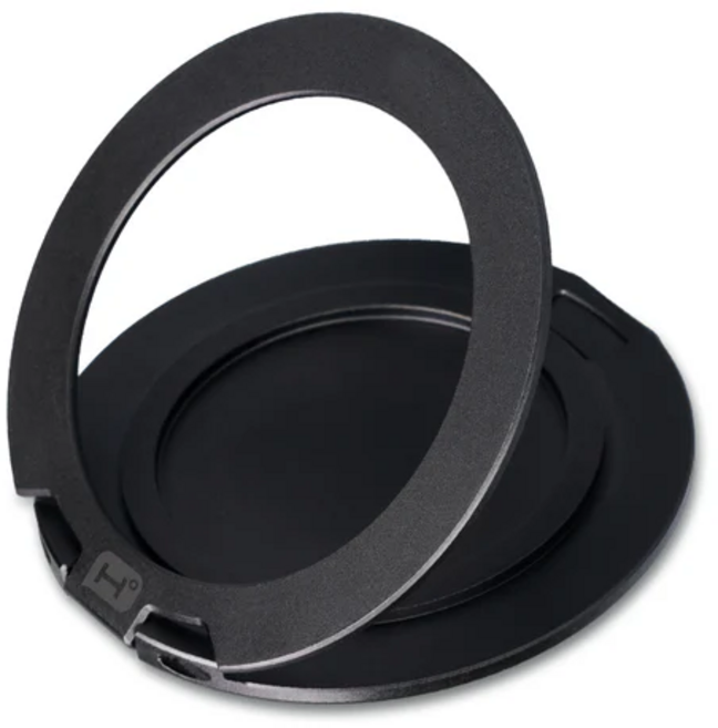 HODA 好貼 磁吸環支架 直徑60 x 3.8mm 27.91g, 黑色, 1個