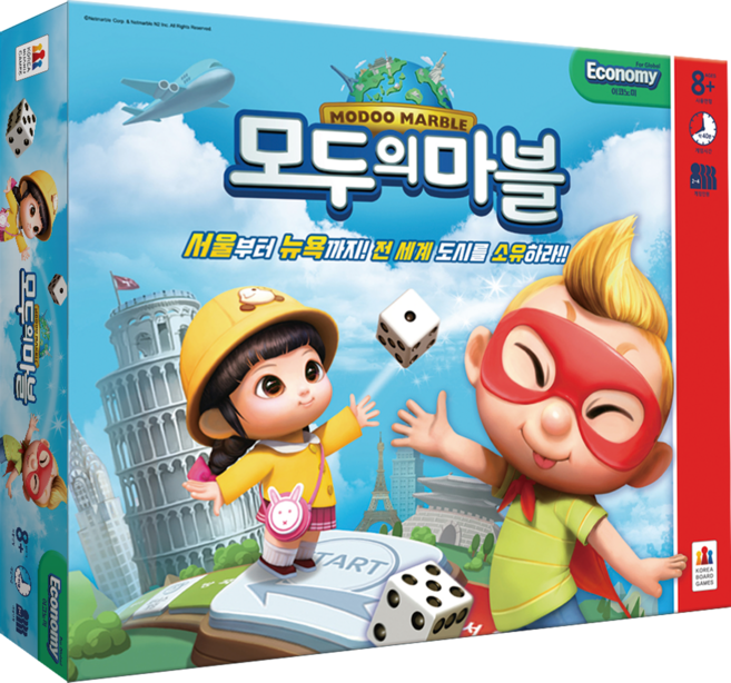 모두의마블 이코노미 보드게임, 혼합색상, 1개