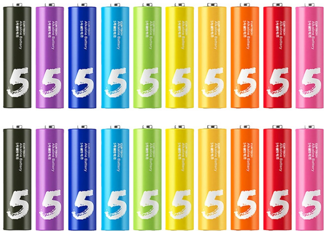 Cuktech 鹼性電池 3號AA B06/乾電池/電池盒收納, 10顆, 2盒