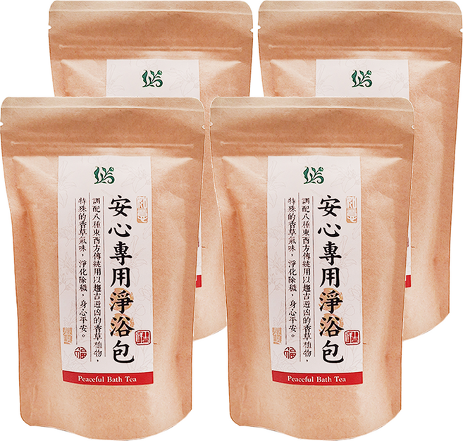 JUST HERB 香草集 安心專用淨浴包 10入, 40g, 4包