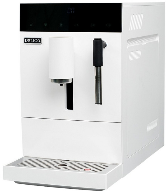 DELICO. Milkpresso 家用全自動義式咖啡機, 1個, 白色, 白色