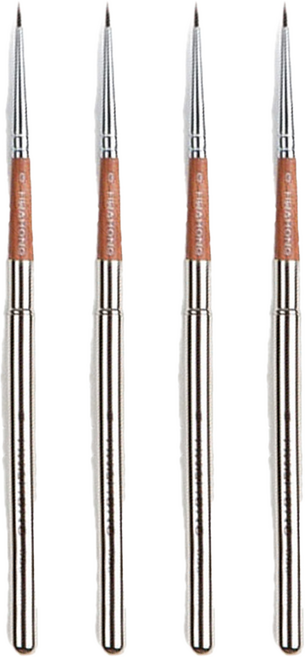 화홍 356R 세필붓, 0호, 4개
