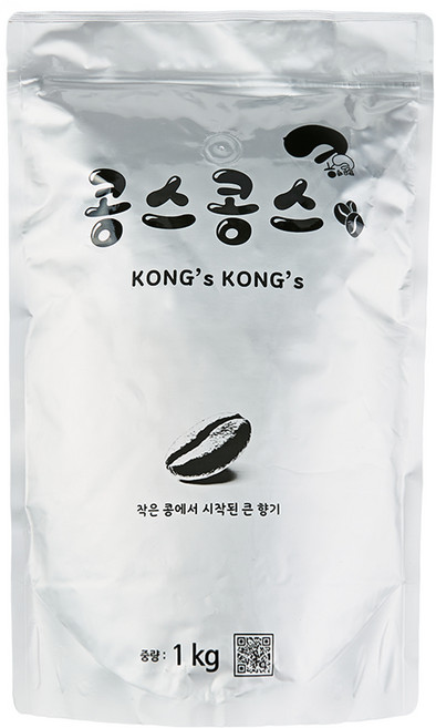 KONG's KONG's 巴西喜拉朵 ny-2 17-18 咖啡原豆, 全豆(未研磨), 1kg, 1個