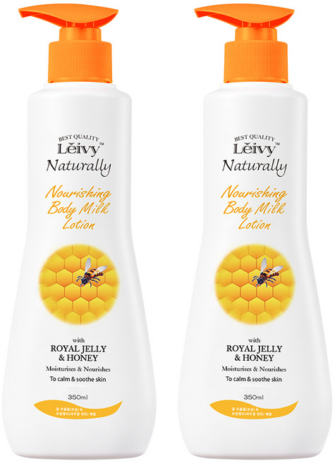 레이비 로얄젤리 바디로션 플로럴 허니향, 350ml, 2개