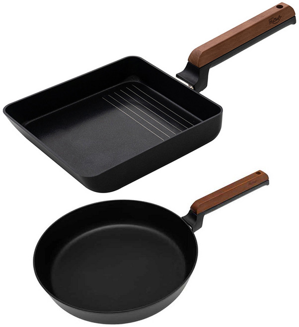 도루코 마이셰프 인덕션 헤이즐 프라이팬 28cm + 계란말이팬 21cm, 1세트