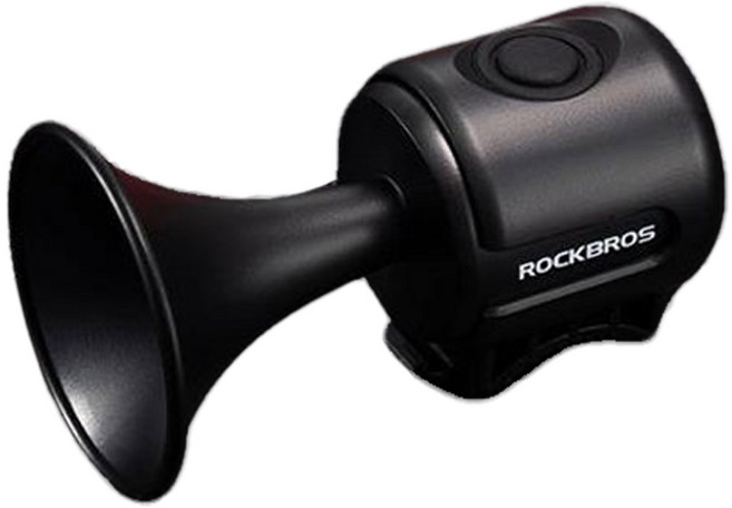 락브로스 자전거 전자벨, 블랙, 1개