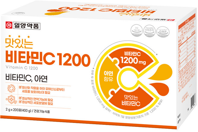 일양약품 맛있는 비타민C 1200, 400g, 1개