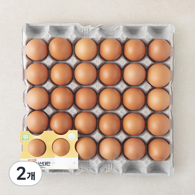 농협 무항생제 인증 신선 대란 1.56kg, 2개, 30구