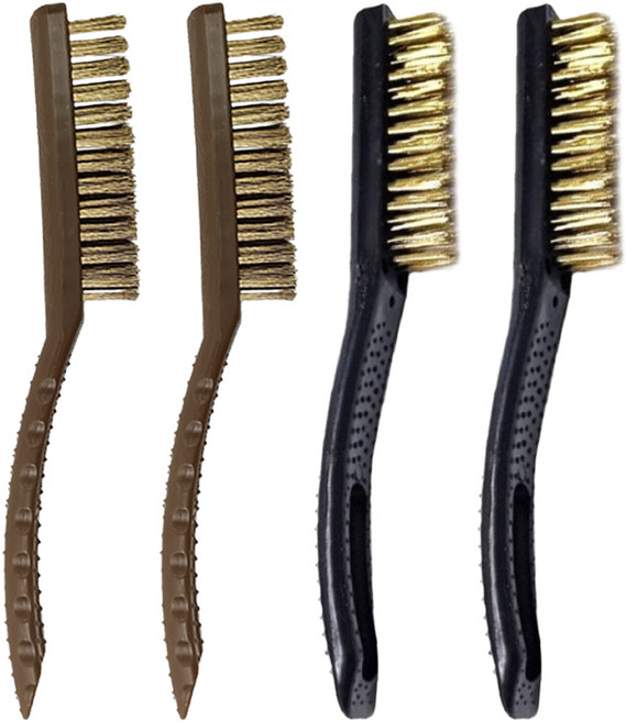 월드크린 롱 손잡이 철 브러쉬, 랜덤 발송, 4개