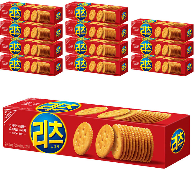 리츠 크래커, 80g, 12개