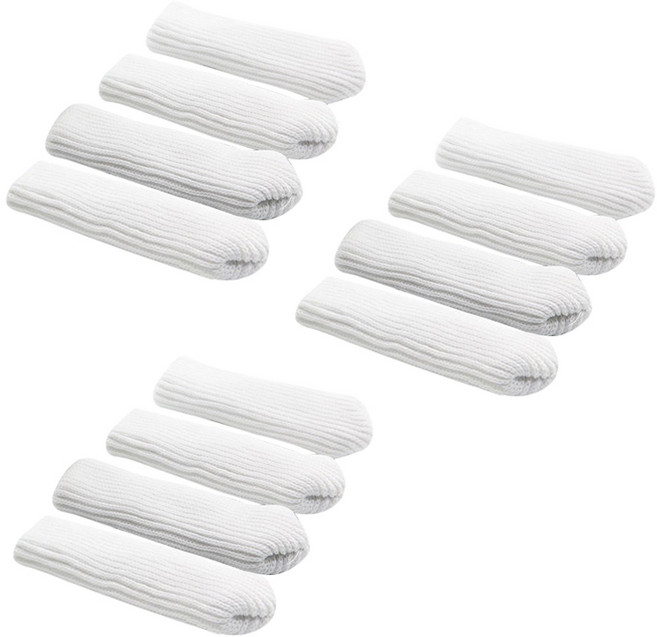 네코리빙 솔리드 체어삭스, 화이트, 12개