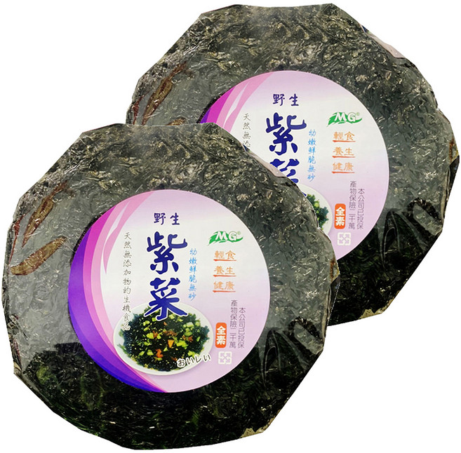 茂格生機 紫菜圓形, 50g, 2包