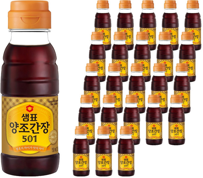 샘표 양조간장 501, 150ml, 24개