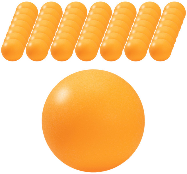 리브스포 ABS 연습용 탁구공 추첨볼, 오렌지, 50개입, 1개