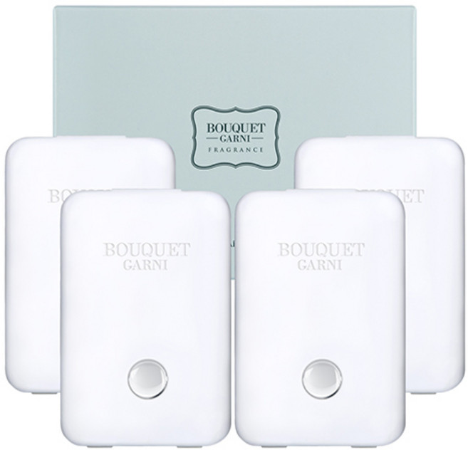 부케가르니 화장실 퍼퓸 탈취제 소프트코튼 본품, 8ml, 4개