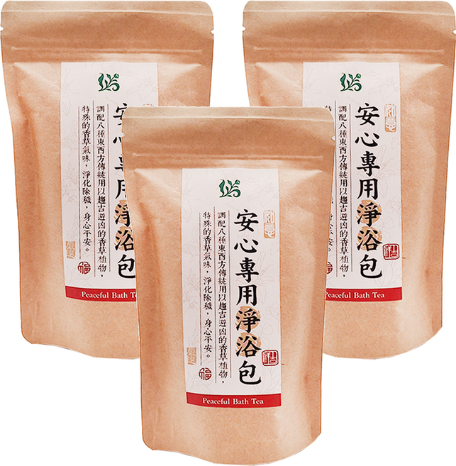 JUST HERB 香草集 安心專用淨浴包 10入, 40g, 3包