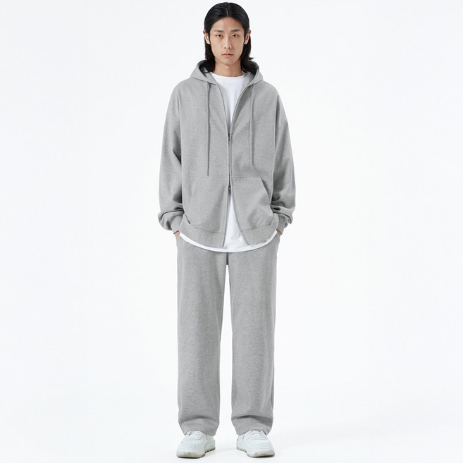 네이븐 남녀공용 SET 후드집업 + 세미 와이드 팬츠 NAZ26W