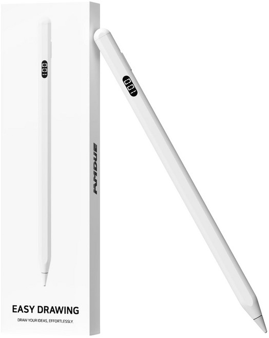 아이엠듀 이지드로잉 애플펜슬 호환 아이패드 터치펜, 화이트, 1개
