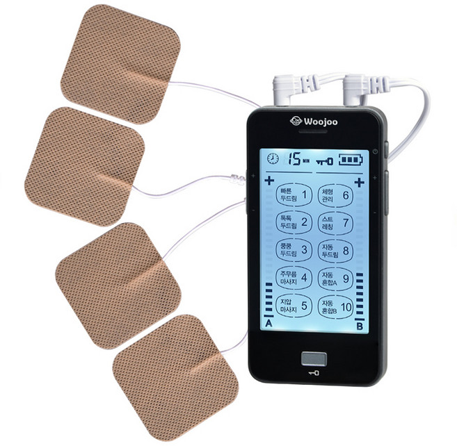 우주 저주파 터치형 충전식 마사지기, WT-2204, 혼합색상