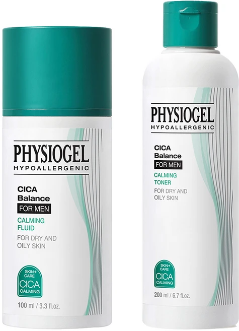 피지오겔 시카밸런스 포맨 카밍 플루이드 올인원 100ml + 토너 200ml 세트, 1개 - 쿠팡