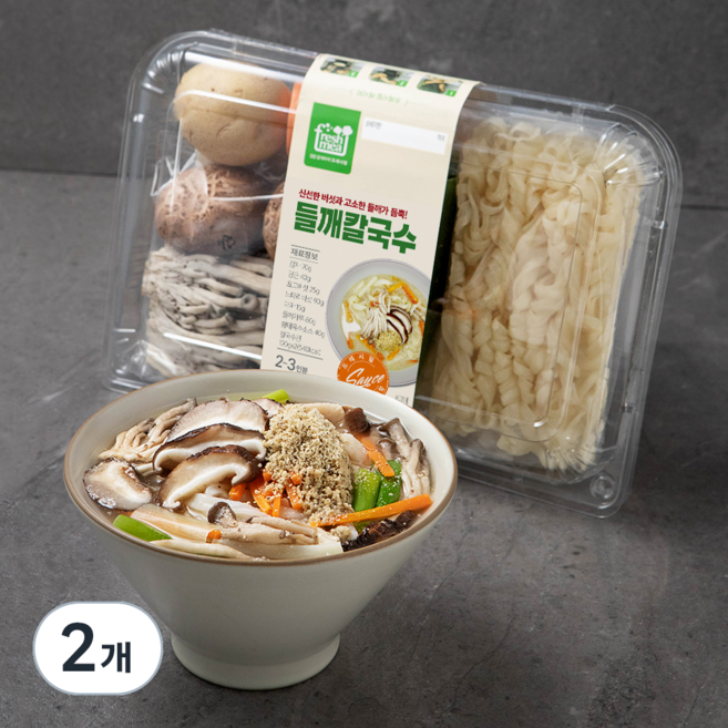 프레시밀 들깨칼국수 2~3인분, 320g, 2개