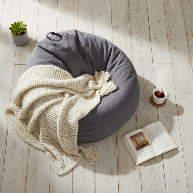 懶人沙發, 灰色