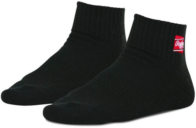 롤링스 베이스볼 발목 양말 AAS9S06-B 3켤레, 270~300cm, 블랙, 3개