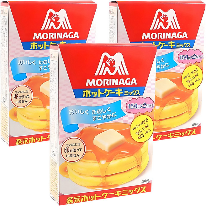 모리나가 핫케익믹스, 300g, 3개